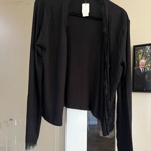 Cute new black sweater.